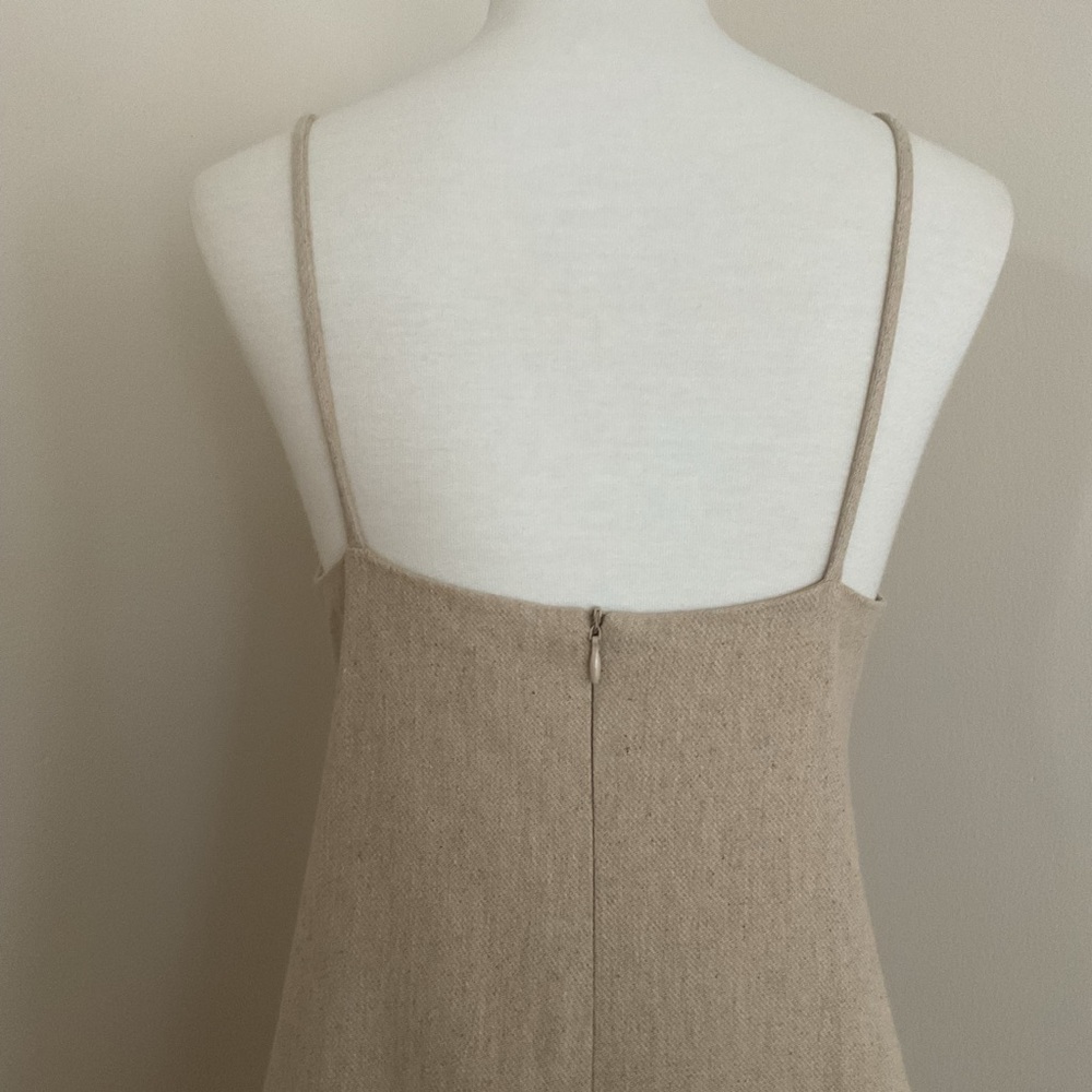 Zara Jewel Trim Linen Mini Dress - Picture 8 of 10